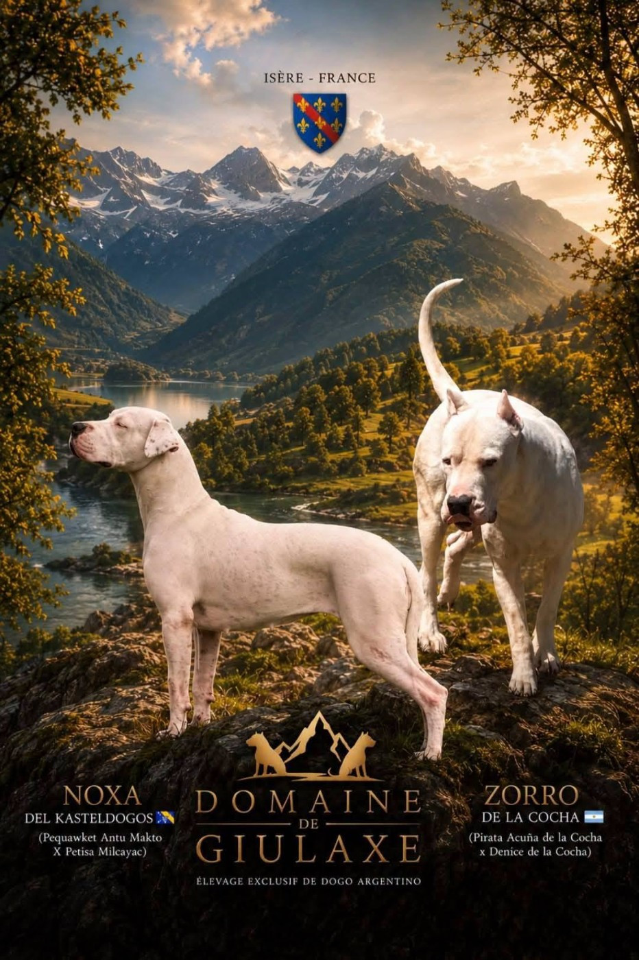 Chiot Dogo Argentino du domaine de Giulaxe